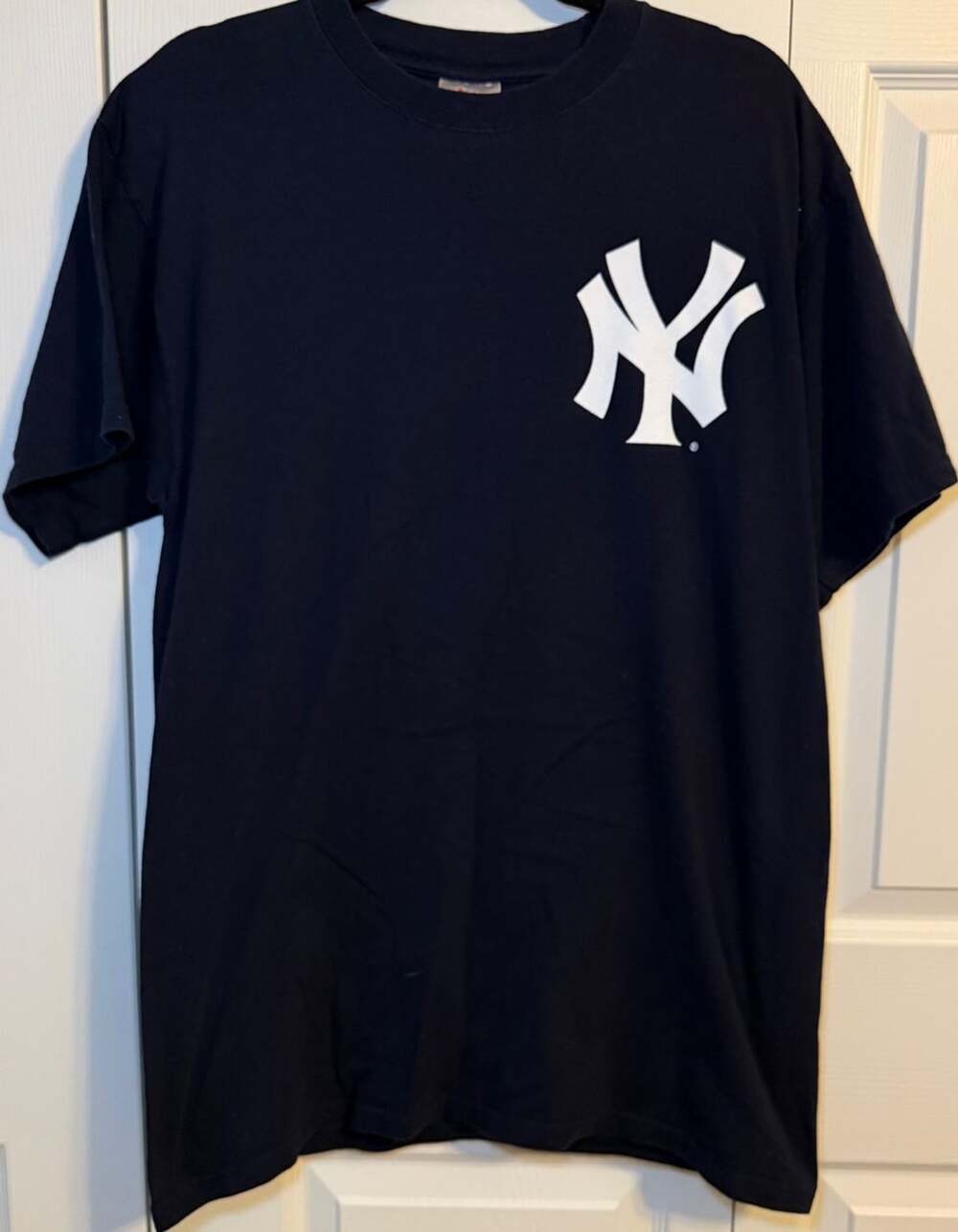 Majestic New York Yankees Martin 08 Size L T-Shirt Navy Blue MLB